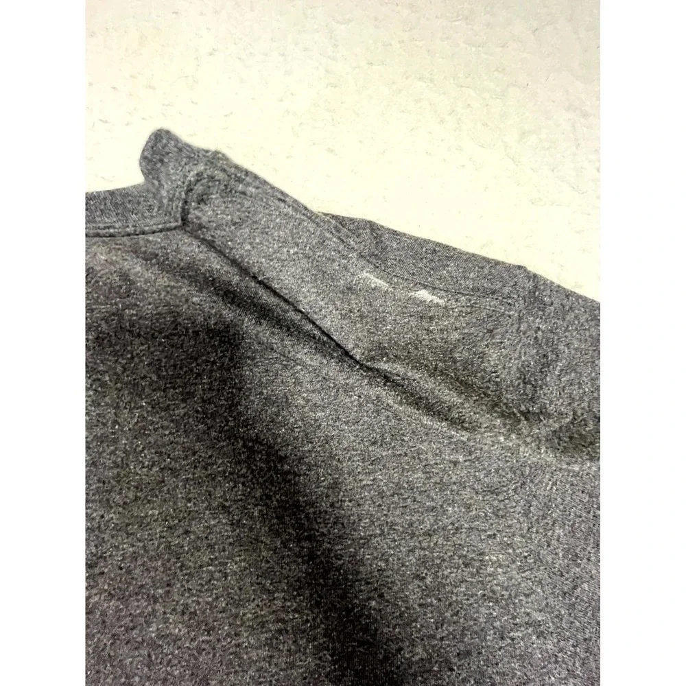 Carhartt Pocket T Shirt Mens Large Gray Knit Cotton Loose Fit Workwear Logo‎ Tee